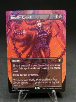 Deadly Rollick (Borderless) Commander Masters Regular NM - Image 1