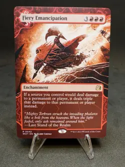 Fiery Emancipation Wilds of Eldraine: Enchanting Tales Regular NM - Image 1