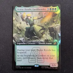 Avatar Kyoshi, Earthbender - #201 Foil (Extended Art) Avatar - Mtg - Image 1