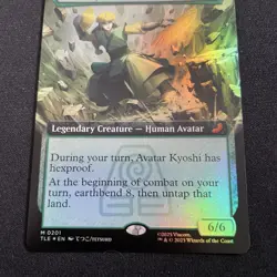 Avatar Kyoshi, Earthbender - #201 Foil (Extended Art) Avatar - Mtg - Image 2