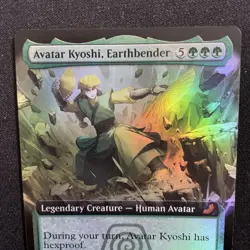 Avatar Kyoshi, Earthbender - #201 Foil (Extended Art) Avatar - Mtg - Image 3