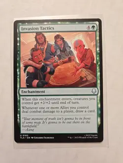 Invasion Tactics - Avatar - NM - Uncommon - Enchantment - MTG - Image 1