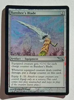 Magic MTG - Banshee's Blade (Foil) - Mirrodin - LP - Image 1
