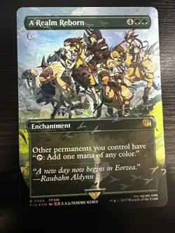 A Realm Reborn (Borderless) (Chocobo Track Foil) Final Fantasy Foil - Image 1