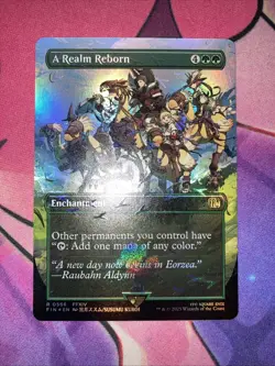 A Realm Reborn Borderless Chocobo Track Foil Final Fantasy Rare MTG FIC EN NM - Image 2