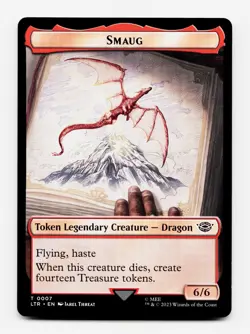 Smaug Token [The Lord of the Rings: Tales of Middle-Earth] Magic MTG NM 🔥 - Image 3