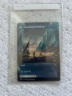 MTG - Tidechannel / Barkchannel Pathway (Borderless) Kaldheim Regular - NM-MT - Image 1