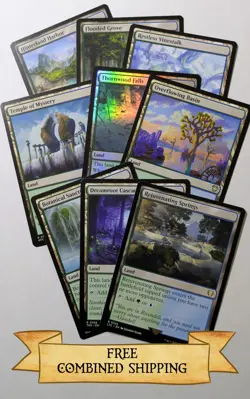 Magic The Gathering: Commander Essentials Simic Land Lot - Image 1