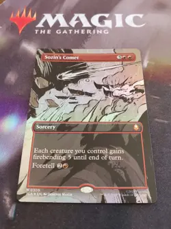 Mtg. Sozin's Comet. #309. Foil Borderless. Avatar: The Last Airbender. Nm - Image 1