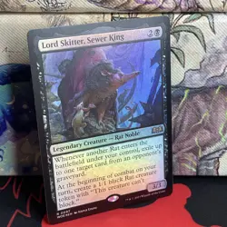 Lord Skitter, Sewer King #0097 Wilds of Eldraine FOIL NM - Image 2
