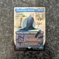 Wan Shi Tong Librarian Borderless FOIL Avatar Pack Fresh MTG MINT 320 - Image 1