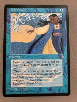 Hydroblast Ice Age Regular MTG-Never Played Near Mint-Vintage Magic - Image 1