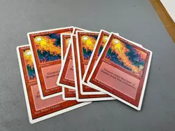 Red Elemental Blast MTG Core Set 4th Edition Regular-Unplayed Near Mint-Vintage - Image 2