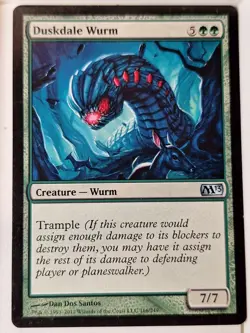 Duskdale Wurm - Magic 2013 Core Set M13 - Magic the Gathering MTG Nice! - Image 1