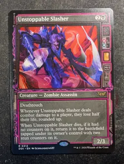 Unstoppable Slasher - Showcase - Duskmourn House of Horror (MTG) - Image 1