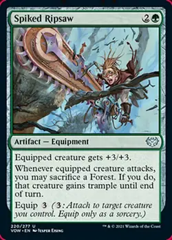 SPIKED RIPSAW x4 ~mtg NM-M Innistrad: Crimson Vow 4 Unc - Image 1