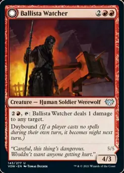 BALLISTA WATCHER x4 ~mtg NM-M Innistrad: Crimson Vow 4 Unc - Image 1