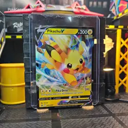 Pikachu V Promo Sword & Shield Pokemon TCG SWSH285 Black Star - Image 3