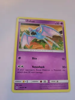 Pokemon TCG Zubat Unbroken Bonds 64/214 Regular Common .08 - Image 1