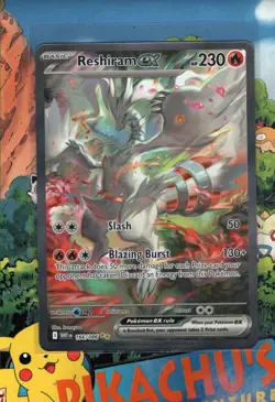 Pokemon TCG Reshiram Holo Full Art Sir 166/086 White Flare NM/M - Image 1