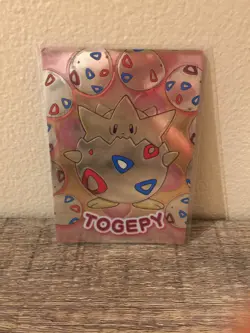 1999 Vintage Pokemon Japanese Meiji Promo Embossed - Togepy - Image 1
