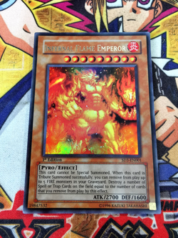 Infernal Flame Emperor sd3-en001 1st Edition (LP/MP) Ultra Rare Yu-Gi-Oh! - Image 1