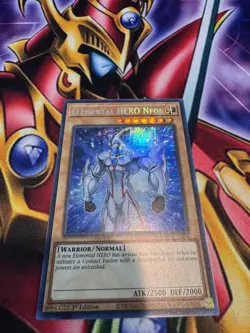 1x Yugioh 1st Edition Elemental Hero Neos MAMA-EN106 Secret Pharaoh's Rare - Image 1