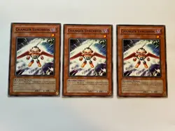 3 Changer Synchron - TSHD-EN004 3 x3 Yugioh Yu Gi Oh! Playset 1st Edition - Image 1