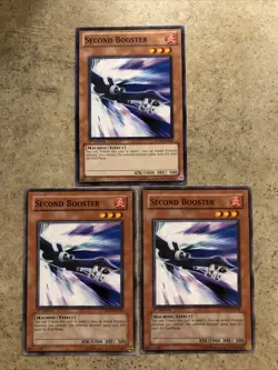 Second Booster 2x TSHD-EN006 1x DP10-EN006 1st Edition Common Mint/NM Yugioh - Image 1
