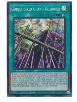 Goblin Biker Grand Breakout - ROTA-EN057 - Super Rare YuGiOh - Image 1