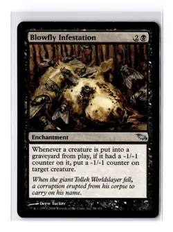MTG - Blowfly Infestation 58/301 Shadowmoor (SHM) Regular - LP - Image 1