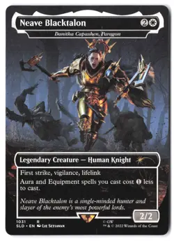 Neave Blacktalon - Danitha Capashen, Paragon (Borderless) #1031 SLD MTG NM - Image 1