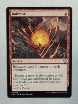Boltwave Foundations Regular Card NM MTG - Image 1