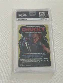 PSA 10 Gem Mint - CHUCKY / KARDUR, DOOMSCOURGE - FOIL BORDERLESS - Image 2