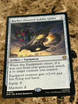 ROCKET-POWERED GOBLIN GLIDER Magic MTG Spiderman - Image 1