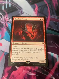MTG - BALEFIRE DRAGON - MYTHIC - CMM - NM - Image 1