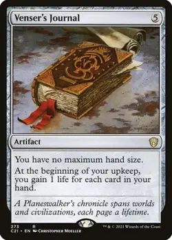Venser's Journal Commander 2021 NM MTG - Image 1