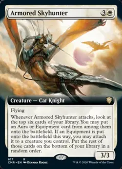 Armored Skyhunter (Extended Art) -Foil Near Mint MTG Commander Legends - Image 1
