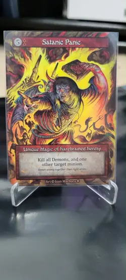 Sorcery Contested Realms - Gothic - Satanic Panic NM - Image 1