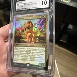 AppleJack FOIL MTG Secret Lair Ponies The Galloping 2 My Little Pony CGC 10 - Image 4