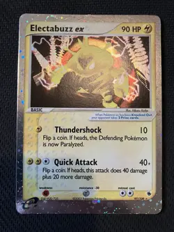Pokemon TCG Electabuzz EX Ruby Sapphire Holo Ultra Rare - Image 1
