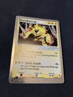 Pokemon TCG Electabuzz EX Ruby Sapphire Holo Ultra Rare - Image 2