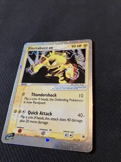 Pokemon TCG Electabuzz EX Ruby Sapphire Holo Ultra Rare - Image 3
