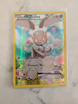 2017 Pokemon TCG Magearna XY186 NM Full Art Holo Black Star Promo XY Promo - Image 1
