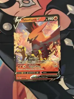 Pokemon TCG Talonflame v 029/185 Vivid Voltage Holo Ultra Rare Card NM/M - Image 2