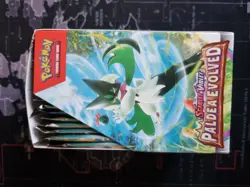 Pokemon TCG Scarlet & Violet Paldea Evolved Half Booster Box 18 Packs unseal box - Image 4