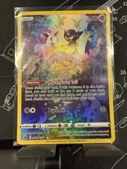 Mew Pokemon TCG Card - Mysterious Tail Ability Promo Holo Rare - Image 1