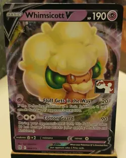 Whimsicott V 064Prize Pack Series Pokemon Play! Mint Condition - Image 1