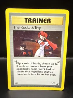 Pokemon Trainer The Rocket's Trap 19/132 Holo Gym Heroes - Image 2