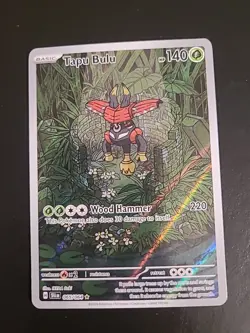 Tapu Bulu 065/064 - Shrouded Fable Illustration Rare Pokemon TCG NM - Image 1